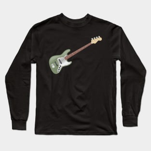 Vintage Avocado Green Electric J-Bass Long Sleeve T-Shirt